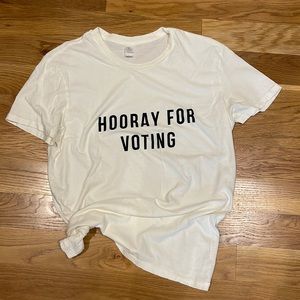 Hooray For Voting tshirt